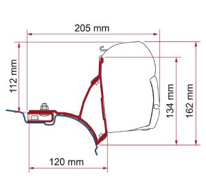 F45 Adapter Kit Vw T5 Transporter Multivan