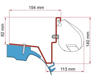 F35 Adapter Kit Mercedes Vito Jules Verne