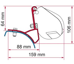 F35 R.Traffic/Vivaro/Prima Adapter Kit >01 <14
