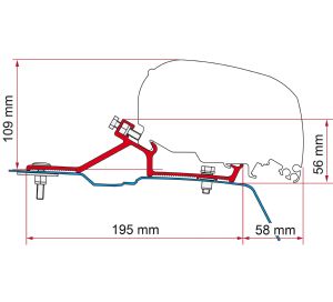 F80/F65 Adapter Kit Renault Master H2 After 2010