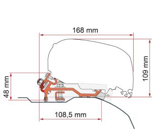 F80/F65 Adapter Kit Ducato Low Profile >06