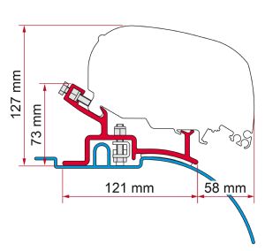F80/F65 Adapter Kit Fiat Ducato < 06/2006