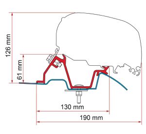 F80/F65 Adapter Kit Mercedes Sprinter High Roof Uk