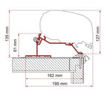 F80/F65 ADAPTER KIT CARAVAN ROOF 320