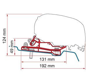 F80/F65 Adapter Ford Transit H3 400