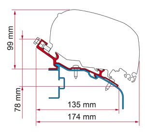 F80/F65 ADAPTER KIT ELDDIS 400cm