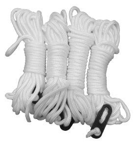 VIA MONDO (4) 4MTR GUYLINES WHITE (4MM)