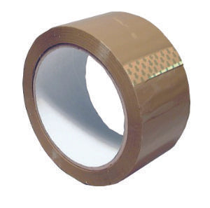 Brown Polypropylene Tape 66M
