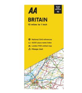 AA BRITAIN ROAD MAP
