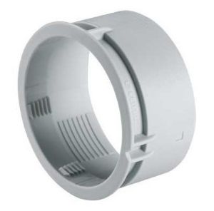 Em Plastic Back Nut Grey