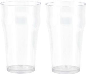 travellife feria beer glass clear 2 pcs camping camper