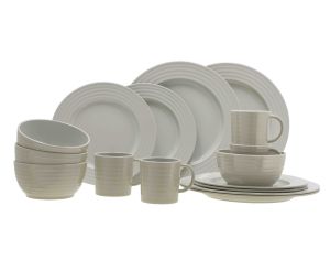 TRAVELLIFE ROTA TABLEWARE SET BEIGE 16 PIECES