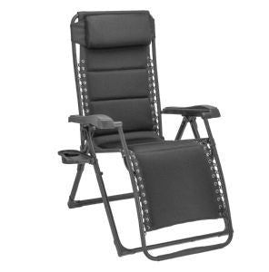 SALE PAIR of Travellife barletta chair relax grey (ex NEC display)