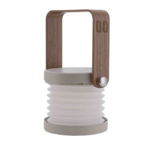 travellife njord led lantern lamp grey camping camper