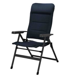 travellife barletta recliner comfort l blue camping camper