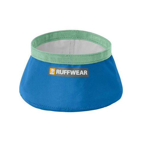 Ruffwear Trail Runner Ultralight Dog Bowl in Blue Pool
