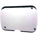 Thetford Argent sink with drainer Clear with Black edge Glass Lid