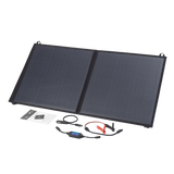 90watt fold up panel includes 10amp in-line pwm