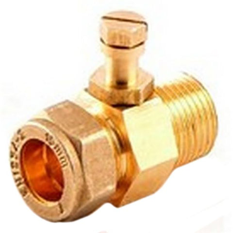 Inline Test Point 1/2" Male to 15mm
