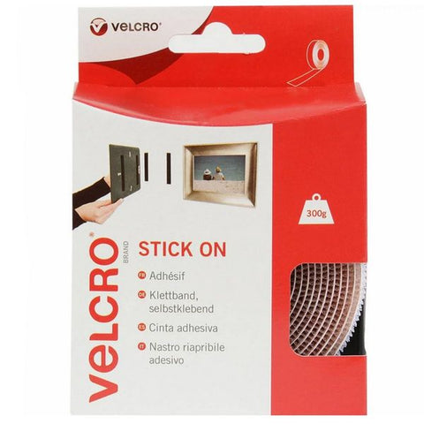 Velcro¨ Brand Stick On Tape 20mm x 2.5m White