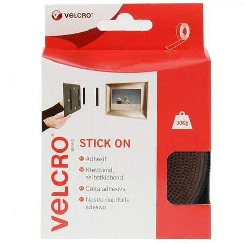 Velcro¨ Brand Stick On Tape 20mm x 2.5m Black