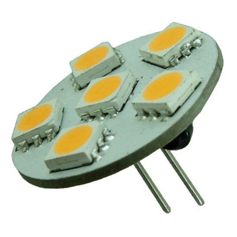 7 LED G4 Rear Pin Bulb Cool White