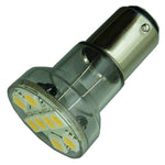 9 LED BA15D Long Neck Spot Bulb Cool White