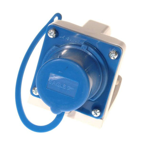 Mains Angled Inlet 3-Pin (230V / 16A)