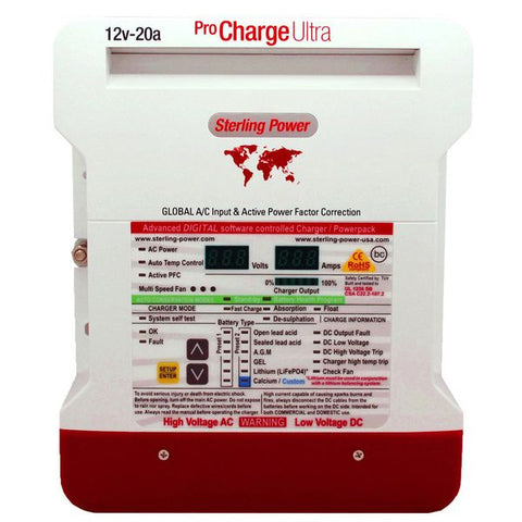 Sterling Battery Charger Pro-U 12V 20Amp