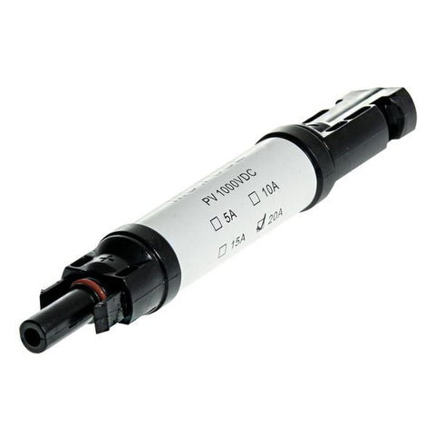MC4 Connector M-F 20A Fuse Single