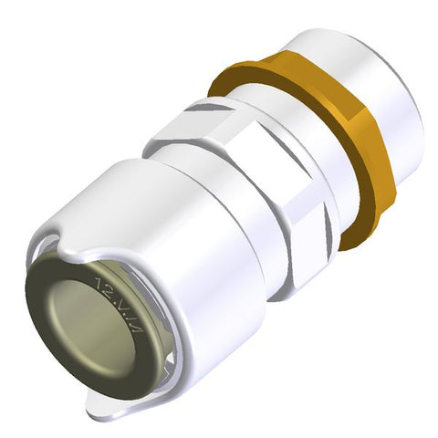 Whale Bulkhead Connector 1/2" BSP - 12mm
