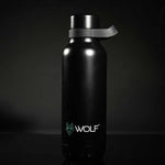 Wolf Outdoors Vacuum Hot & Cold Flask Black 700ml