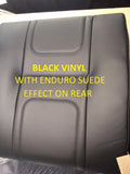 Rib 120Xl Three Seater Seat/Bed Black Faux Leather