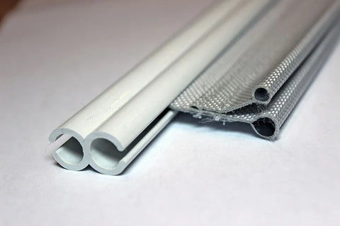 Grey Dual keder strip 4 and 6mm to 6mm per meter