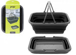Pop collapse camping basket in Black/Grey