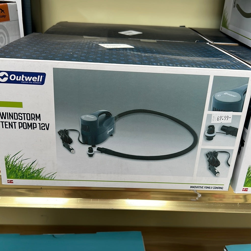 outwell tent pump Outwell Windstorm Tent Pump 12V – Camping HQ UK