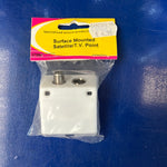 Surface mounted satellite tv point
