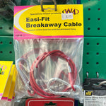 Easy-fit breakaway cable