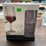 Savoy 2 Unbreakable large wine glasses
