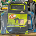 Pop chopping board with folding colander