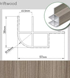 Locker Door Profile 57x38x2200mm (colour options)