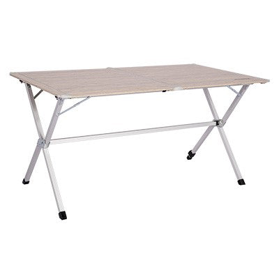 Quest Elite Derwent slatted table in light wood