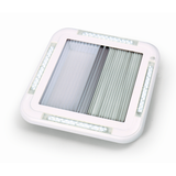 Carbest 700 X 500 rooflight with LEDs and with forced ventilation