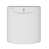 Fawo Flush Mains Inlet With Magnetic Closing Flap White
