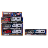 Car  Caravan die cast model set