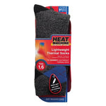Mens lightweight thermal insulated argyle socks (assorted colours)