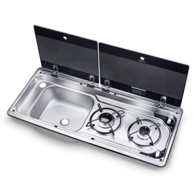Dometic MO9722 Slimline Piezo Hob and LH Sink Unit 9722