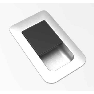 Evo Locker Catch Satin Chrome With Black Centre 5 Pack