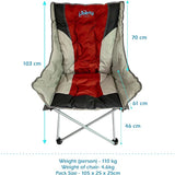 Liberty Red Comfort Chair (Order Multiples Of 4 Only)