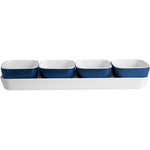 Brunner Appetizer Blue 4 Bowl set